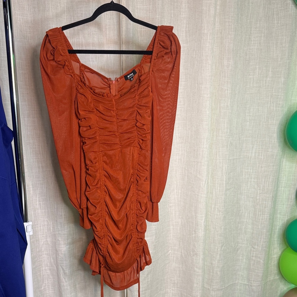 Privy Burnt Orange Dress